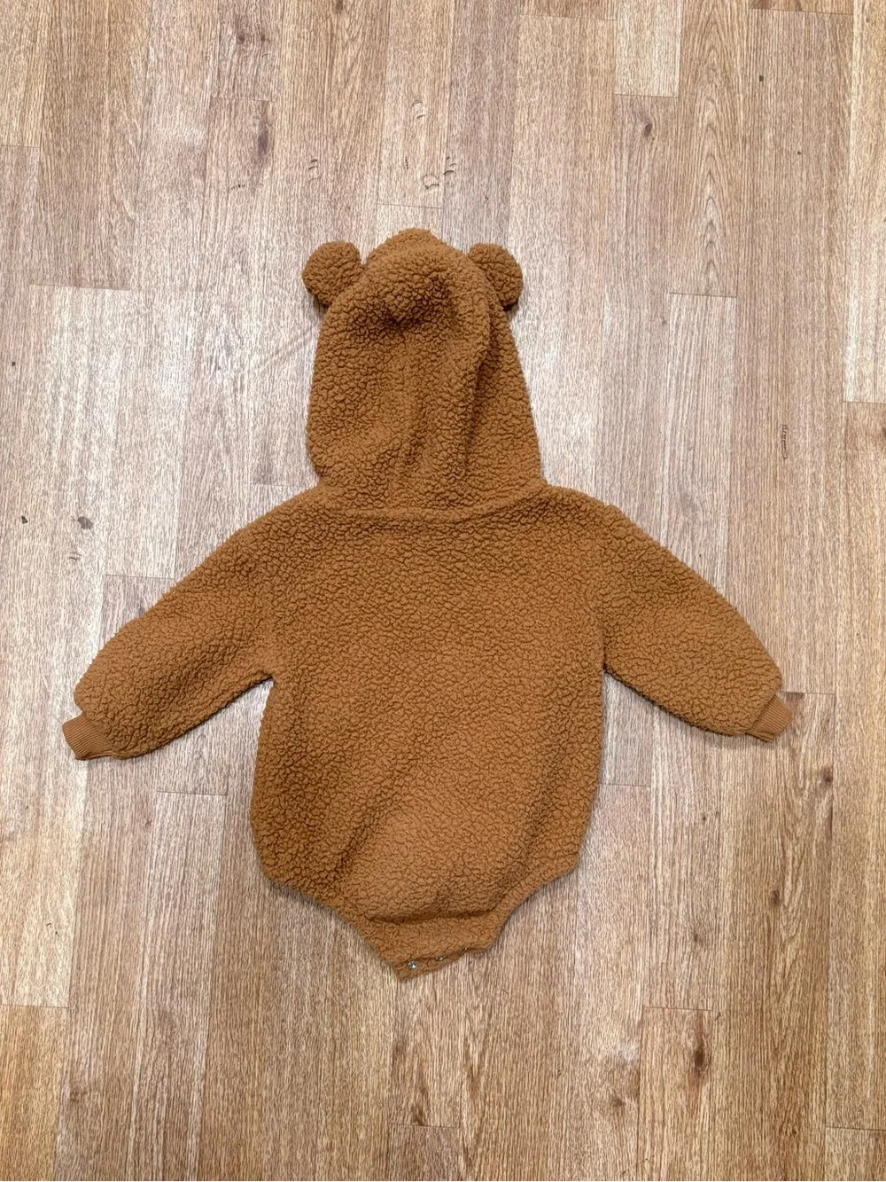 Old Navy Teddy Sherpa One-Piece in Brown